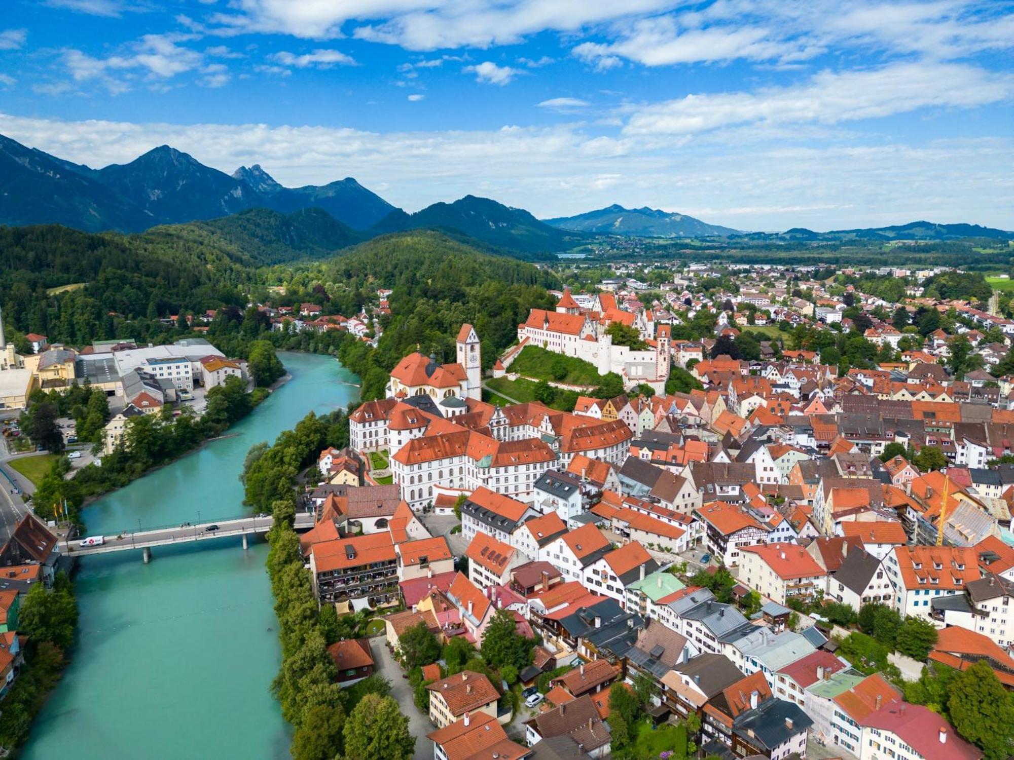 Ferienwohnung Herzstueck Im Haus Schlossblick Fussen Ngoại thất bức ảnh