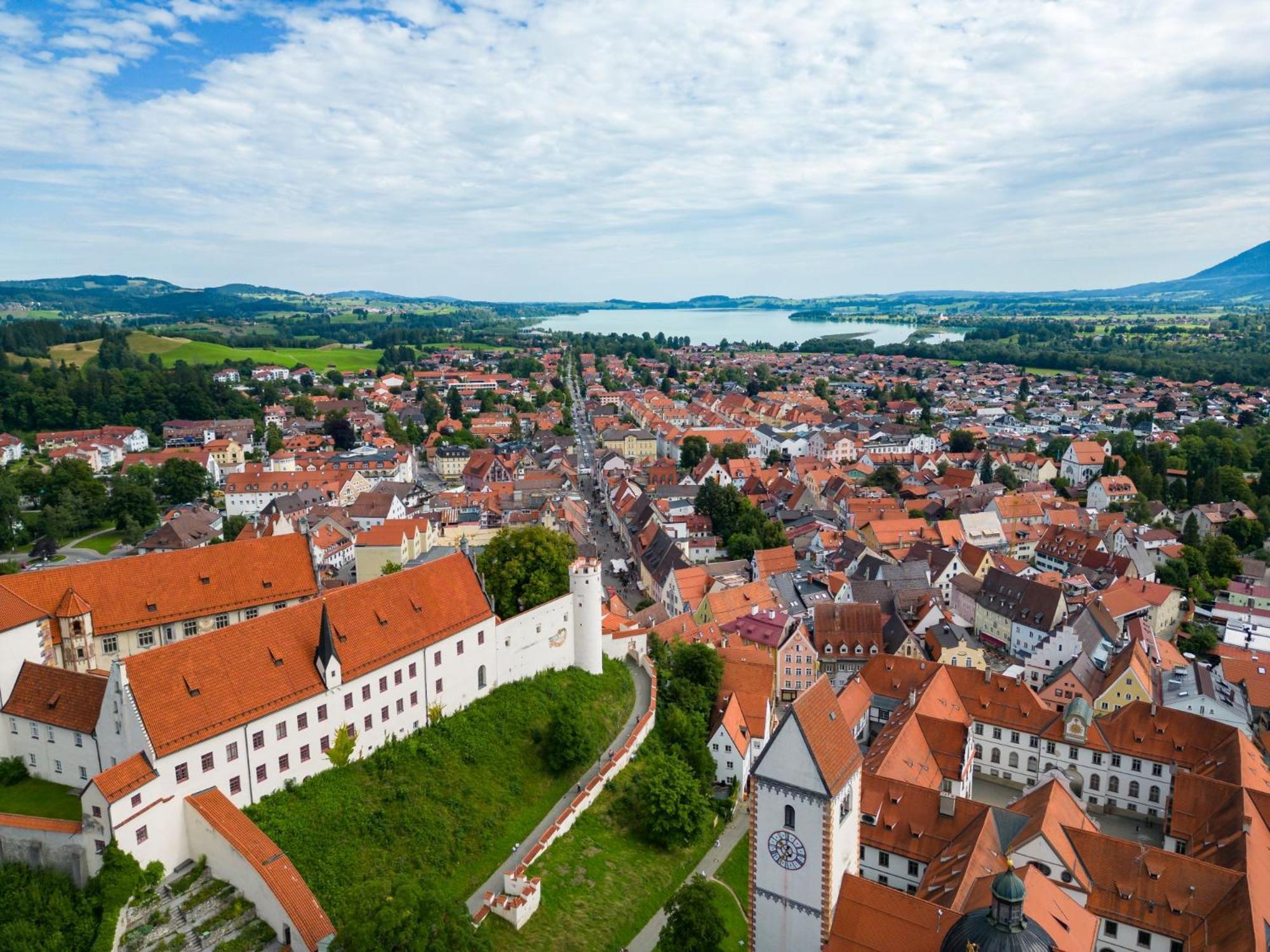 Ferienwohnung Herzstueck Im Haus Schlossblick Fussen Ngoại thất bức ảnh